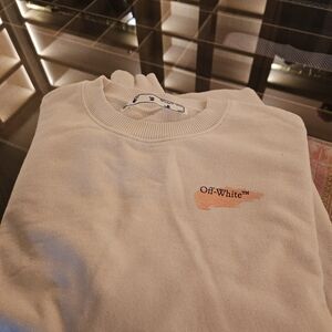 Off White Crewneck Sweater